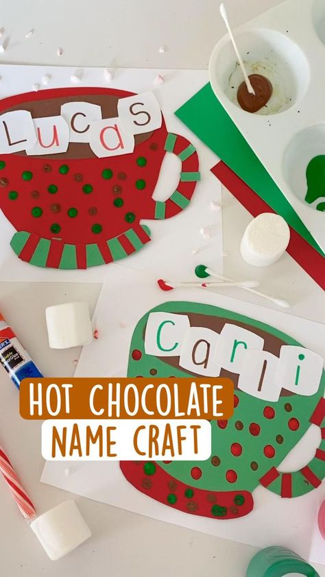 Hot Chocolate | Preschool crafts, Winter crafts, Christmas crafts Preschool Crafts Winter, Crafts Winter, Winter Crafts Preschool, January Crafts, December Crafts, K Crafts, Preschool Christmas Crafts, Christmas Arts And Crafts, 4 December