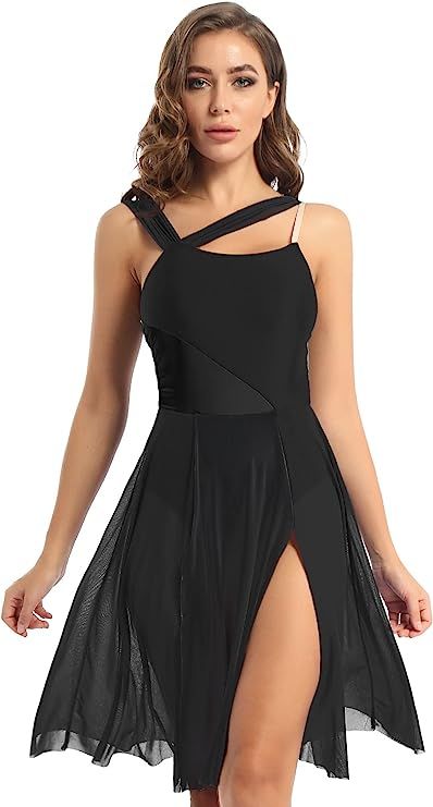 Contemporary Dance Costumes Dresses, Contemporary Dance Wear, Modern Contemporary Dance, Black Dance Costumes, Lyrical Dance Dress, Leotard Dance Costume, Modern Dans, Lyrical Dance Dresses, Modern Dance Costume