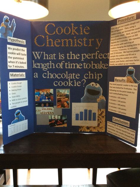 Cookie Science Fair Project Board, Science Fair Baking Projects, Science Fair Project Board Ideas, Science Flip Book Ideas, Cupcake Science Fair Project, Science Projects Boards, Science Cba 1 Ideas, Preppy Science Fair Projects, Cc Challenge A Science Fair