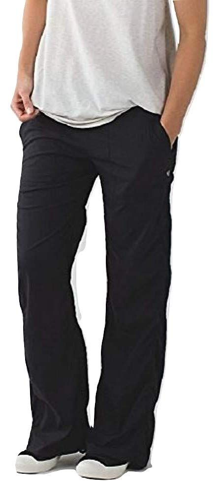 PRICES MAY VARY. These lightweight pants are easy to throw on over sweaty shorts when you're ready to make a quick getaway. Woven for strength and no bulk performance, Swift fabric is two-way stretch and has a water-repellent finish. Added LYCRA fibre moves with you and stays in great shape. Continuous drawcords at the hem let you customize the length. Deep hand pockets with a Hidden pocket helps keep your key from bouncing around. Loose fitting. Relaxed Sensation. Medium Rise. Designed not to s Lulu Dance Studio Pants, Lululemon Yoga Pants Black, Lululemon Dance Studio Pants Black, Black Lululemon Training Bottoms, Dancer Pants, Lululemon Sweatpants, Black Relaxed Fit Pull-on Sweatpants, Lululemon Joggers, Lululemon Pants