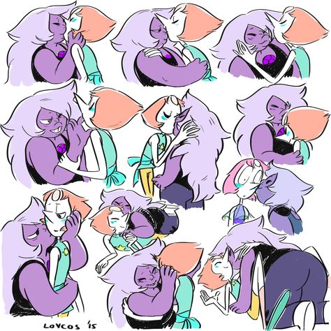 DUMP : Photo Steven Universe Ruby X Sapphire Fanart, Pearl Fanart, Steven Universe Lapidot, Perla Steven Universe, Amethyst Steven Universe, Amethyst Su, Steven Universe Pictures, Steven Universe Ships, Steven Uni