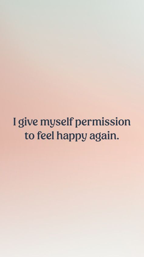 I give myself permission to feel happy again. From the I am app: https://iamaffirmations.app/download Today I Am Happy Quotes, Feeling Like Myself Again, Becoming Happy Again Quotes, I Will Be Happy Again Quotes, I’m A Whole Vibe Quotes, Being Happy Again Quotes, I Am Happy Quotes, Permission To Feel, 2024 Energy