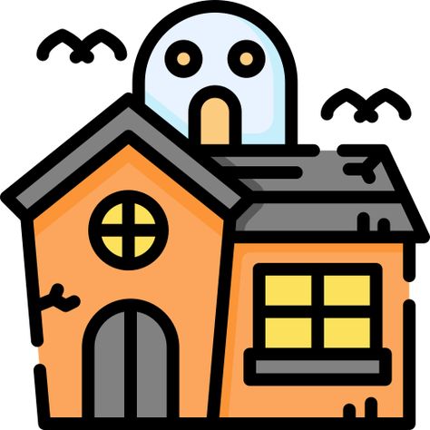 Magic Decorations, Halloween Houses, Halloween Icon, Cartoon Halloween, Holiday Icon, Halloween Vector, Halloween Icons, Halloween Cartoons, Home Icon