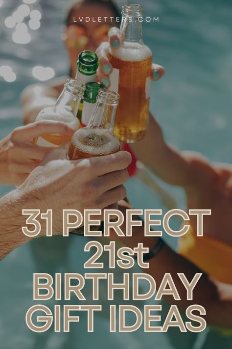 These are such great gift ideas for 21st birthdays! All my friends are turning 21 this year so I'm glad I found these genius gifts for young adults 21st Birthday Gift Wrapping Ideas, 21 Years Old Birthday Ideas, 21st Birthday Gift Ideas For Best Friend Turning 21, 21 St Birthday Gifts, Male 21st Birthday Ideas Gift, Diy 21st Birthday Gifts For Him, 21st Birthday Gifts For Guys Turning 21, Gift Ideas For 21st Birthday For Her, 21 Gifts For 21st Birthday For Him