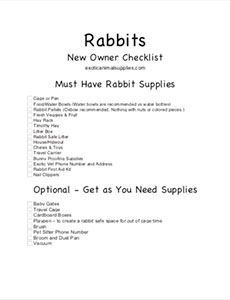 Rabbit Care Checklist, Netherland Drawf Bunny, Raising Bunnies Outside, Rabbit Supplies List, Bunny Care Checklist, New Bunny Checklist, Rabbit Essentials List, Bunny Essentials List, Bunny Supplies List