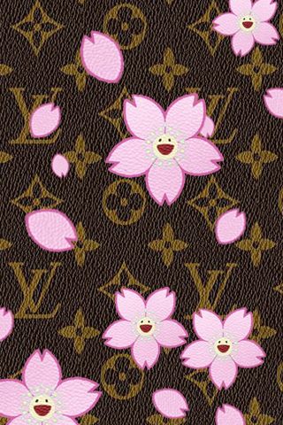 Lv Background, Takashi Murakami Louis Vuitton, Lv Wallpaper, Louis Vuitton Cherry Blossom, Louis Vuitton Background, Louis Vuitton Iphone Wallpaper, Louis Vuitton Pattern, Murakami Flower, Louis Vuitton Logo