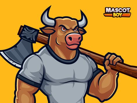 Are you looking for a bull mascot logo design for your business, team, or brand? If so, you’ve come to the right place. In this pin, you’ll find some of the best bull mascot logo designs that will inspire you to create your own. Whether you want a fierce, strong, or cute bull mascot logo, you’ll find it here. Bull mascot logos are perfect for sports teams, fitness brands, energy drinks, and more. They convey a sense of power, confidence, and courage. Bull Character Design, Bull Character, Bull Mascot, Mascot Logos, Mascot Logo Design, Business Team, A Bull, Mascot Character, Mascot Logo