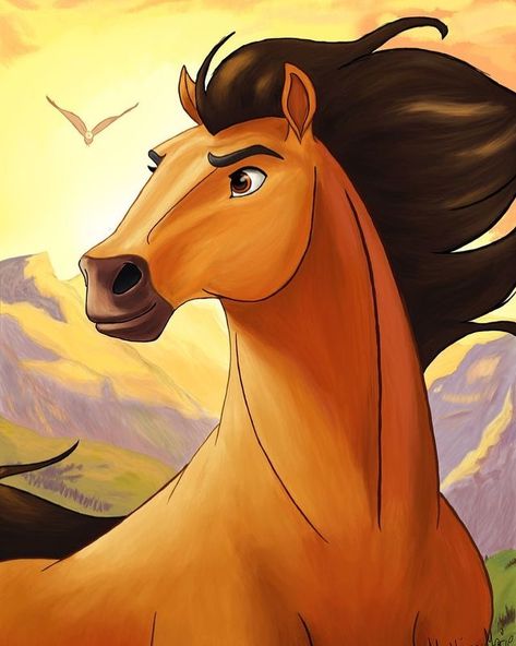 Spirit Horse Movie, Spirit Drawing, Spirit Stallion Of The Cimarron, Spirit And Rain, Spirit The Horse, Spirit Stallion, Horse Movies, Lion King Pictures, Images Disney