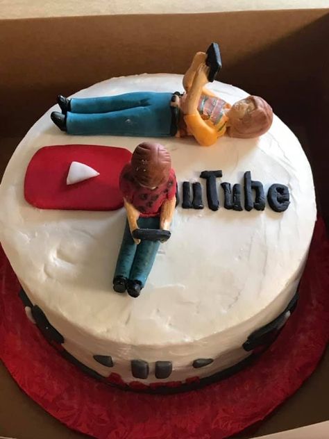 Cake Design For 8 Year Boy, Cake Ideas For 8 Year Boy, 12 Year Birthday Party Ideas Cake, Cake Designs For 12 Year Boy, You Tube Birthday Cake, Cake Ideas For 11 Year Boy, 12year Birthday Cake, Birthday Cakes For 10 Year Boy, Cake For 14th Birthday Boy