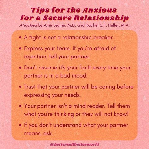 19 likes, 2 comments - betterselfbetterworld on November 10, 2020: "To a person with a secure attachment style, the things listed here might seem totally obvious. Bu..." How To Develop A Secure Attachment Style, How To Have A Secure Attachment Style, Disorganized Attachment Style Healing, Secure Attachment Style, Secure Relationship, Relationship Growth, Healing Relationships, Communication Relationship, Relationship Lessons