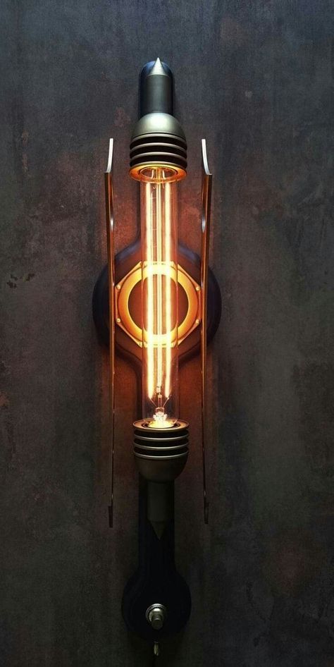 Dark Deco, Modern Industrial Furniture, Recycle Design, Industrial Style Lamps, Lighting Control System, Steampunk Lighting, Art Steampunk, Edison Lamp, Steampunk Lamp