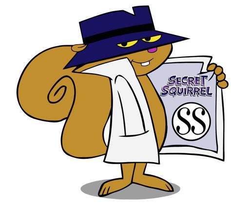 Secret Squirrel Saturday Cartoon, Secret Squirrel, Hanna Barbera Cartoons, Old School Cartoons, Code Name, School Cartoon, Morning Cartoon, Classic Cartoon Characters, Graffiti Characters