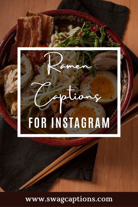 No one understands the power of a good ramen like we do. That's why we've collected some of the best captions and quotes about everyone's favorite noodle dish. Whether you're eating it or just dreaming about it, these Ramen Captions and Quotes for Instagram will help show your love for this delicious meal. #ramencaptions #ramenquotes #ramen #food #noodles #foodie #japanesefood #foodporn #ramennoodles #sushi #instafood #ramenlover #japan #yummy #foodstagram #foodphotography #asianfood #delicious Ramen Quotes Funny, Japanese Food Quotes, Ramen Captions Instagram, Ramen Quotes, Rainy Night Quotes, Noodle Quotes, Sushi Quotes, Tom Yum Noodles, Rainy Day Quotes