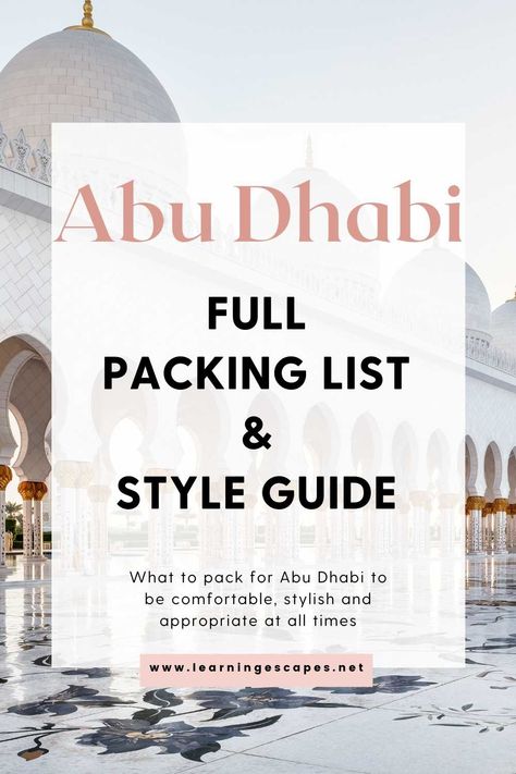 Uae Outfit Abu Dhabi, Packing List For Dubai, Abu Dhabi Outfits What To Wear, What To Wear In Abu Dhabi, Ferrari World Abu Dhabi Outfit, Abu Dhabi Outfits, Dubai Packing List, Dubai Vacation Outfits, Dubai Travel Outfit