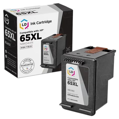 Remanufactured Black Ink Cartridge for HP 65XL Outdoor Bluetooth Speakers, Printer Cartridge, Hp Printer, Ink Toner, Toner Cartridge, Inkjet Printer, Ink Cartridge, Fm Radio, Printer Ink