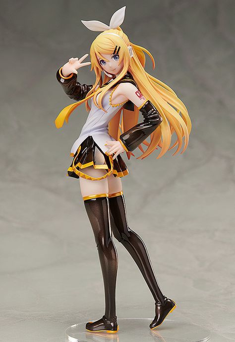 Kagamine Rin And Len, 3d Figures, Kagamine Rin, Anime Toys, Future Style, 캐릭터 드로잉, Anime Figurines, Figure Poses, Anime Dolls