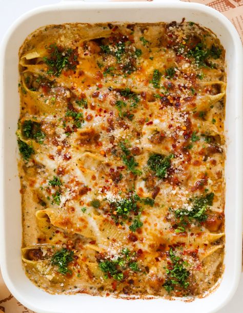 Cajun Pesto Shrimp Pasta, Garlic Shrimp Stuffed Shells Recipe, Shrimp Alfredo Shells, Cajun Seafood Stuffed Shells, Cajun Chicken And Shrimp Stuffed Shells, Cajun Shrimp Stuffed Shells, Salmon Stuffed Pasta Shells, Garlic Shrimp Stuffed Shells, Shrimp Alfredo Stuffed Shells