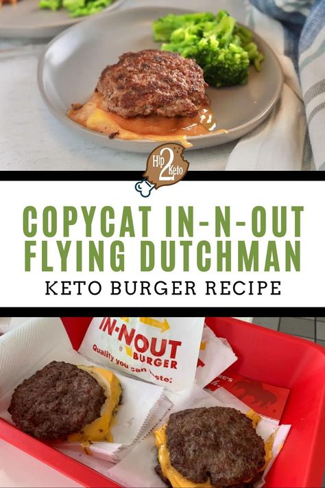 Here is our keto In-N-Out copycat Flying Dutchman burger recipe. Skip the drive thru and make this In-N-Out secret menu item at home. In N Out Flying Dutchman Recipe, Flying Dutchman Burger Copycat, Flying Dutchman Recipe, Irick Wiggins Recipes, Flying Dutchman In N Out Recipe, Flying Dutchman Burger, Flying Dutchman In N Out, Hip2keto Recipes, Lamb Burger Recipes