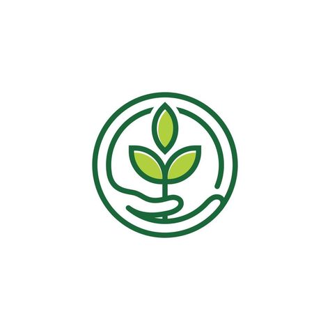 icono ecológico con diseño de logotipo de manos y hojas Sustainability Logo Design, Sustainability Icon, Agriculture Icon, Sustainability Logo, Label Minuman, Gp Logo, Leaf Logo Design, Eco Friendly Logo, Environment Logo