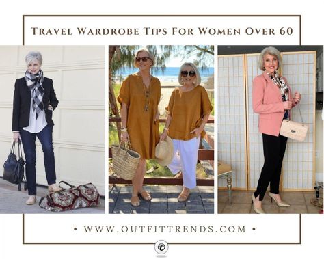 10 Comfy & Easy Travel Outfits For Women Over 60 Travel Outfits Women, Best Travel Outfits For Women, Outfit For Petite Women, Comfortable Travel Outfit, Outfits For Petite, Travel Clothes, Over 60 Fashion, Travel Clothes Women, Cool Summer Outfits