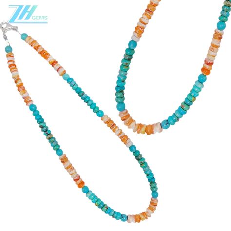 GN-20240920-03 spiny oyster beads Natural stablish turquoise beads S925 silver necklace jewelry accessories female fashion exquisite #schreinernewyork #schreinerny #schreinernecklace #vintageschreiner  #schreinerjewelry #schreiner  #vintagenecklace #designerjewelry  #vintagecostumejewelry  #costumejewelry  #jewelrylover  #kingmanturquise #turquoisejewellery #NFR#boho #westernjewelry #cactus Spiny Oyster, Female Fashion, Turquoise Beads, Necklace Jewelry, Cactus, Silver Necklace, Jewelry Accessories, Turquoise, Beads