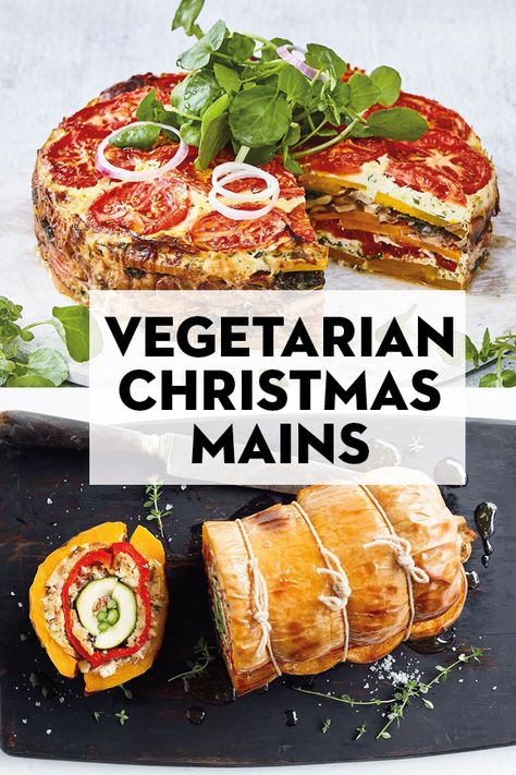 Vegetarian Christmas Main, Vegetarian Christmas Dinner, Veggie Christmas, Vegetarian Holiday Recipes, Vegetarian Christmas Recipes, Vegan Christmas Dinner, Vegetarian Ideas, Vegetarian Christmas, Vegetable Pie