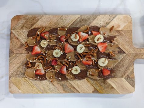 Peanut Butter Board, Nutella And Peanut Butter, The Perfect Turkey, Peanut Butter Dessert, Butter Board, Salted Pretzel, Peanut Butter Nutella, Dessert Board, Perfect Turkey