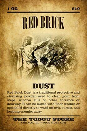 Goofer Dust, Red Brick Dust, Hoodoo Conjure Rootwork, Brick Dust, Hoodoo Magic, Hoodoo Conjure, Hoodoo Spells, Voodoo Hoodoo, Dark Spirit