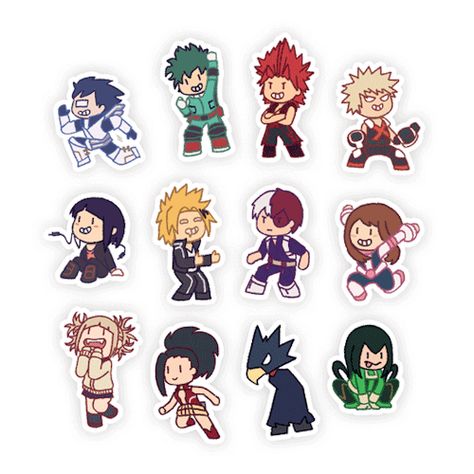 Mha Stickers, My Hero Academia Merchandise, My Hero Academia Shouto, Anime Crafts, My Hero Academia Memes, Buko No Hero Academia, Anime Wall Art, Anime Stickers, Hero Academia Characters