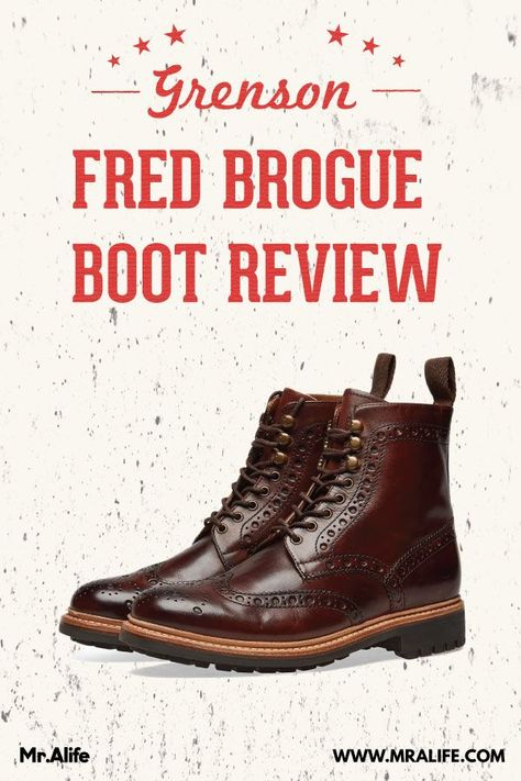 This Grenson Fred Brogue Boot review covers Grenson G Two quality, sizing, leather quality, commando sole, are Grenson shoes comfortable, Grenson boots outfits. #grenson Grenson Boots, Grenson Shoes, Boots Outfits, Brogue Boots, Mens Boots Casual, Chelsea Boots Men, Shoes Comfortable, Desert Boots, Men's Boots