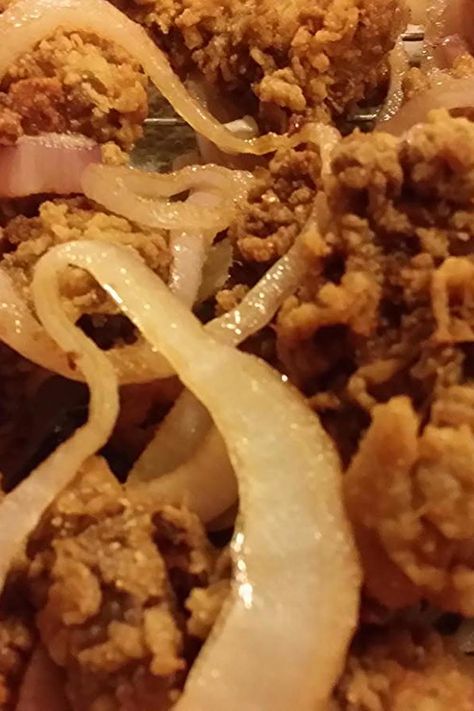 Deep Fried Chicken Liver w/Onions Fried Chicken Livers And Onions, Deep Fried Chicken Livers, Pan Fried Chicken Livers, Chicken Livers Recipe Fried, Fried Chicken Livers Southern, Dirty Rice With Chicken Livers, Chicken Livers And Onions, Chicken Liver And Onions, Fried Chicken Livers Recipe