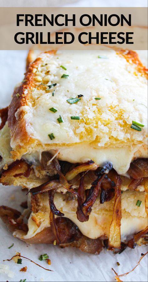 Gourmet Sandwiches Recipes, French Onion Grilled Cheese, Grilled Cheese Recipes Gourmet, Onion Grilled Cheese, Best Sandwich Recipes, Gourmet Grilled Cheese, Thanksgiving Menu Ideas, Gourmet Sandwiches, Grilled Cheese Recipes