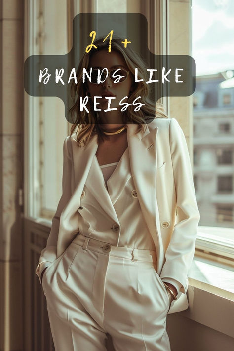 Love Reiss? Discover 21 brands that offer similar chic and sophisticated styles. Click to find your next favorite fashion brand! 👗✨ #Fashion #Reiss #Style #ChicWear #SimilarBrands Reiss Clothing, Reiss Outfit, I Love Me, The Spot, Sophisticated Style, Love Me, Fashion Brand, Need To Know, How To Wear