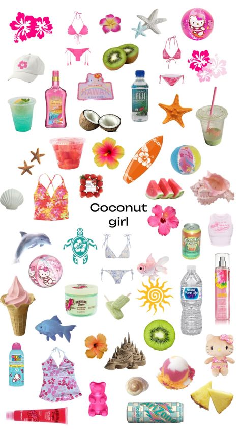 Nestle Pure Life, Summer Accessories Beach, Coconuts Beach, Coconut Dream, Tropical Girl, Family Party Games, Best Friend Outfits, Hawaiian Tropic, Summer Surf