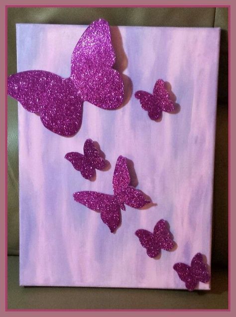 Delightful Purple Turquoise & Yellow Flower Making with paper Wall hanging Craft Glitter Sheet Craft, Glitter Sheets Crafts Ideas, Glitter Foam Sheet Crafts Diy, Foam Butterfly, Flower Making With Paper, Foam Projects, Glitter Paper Crafts, School Exhibition, Kids Collage