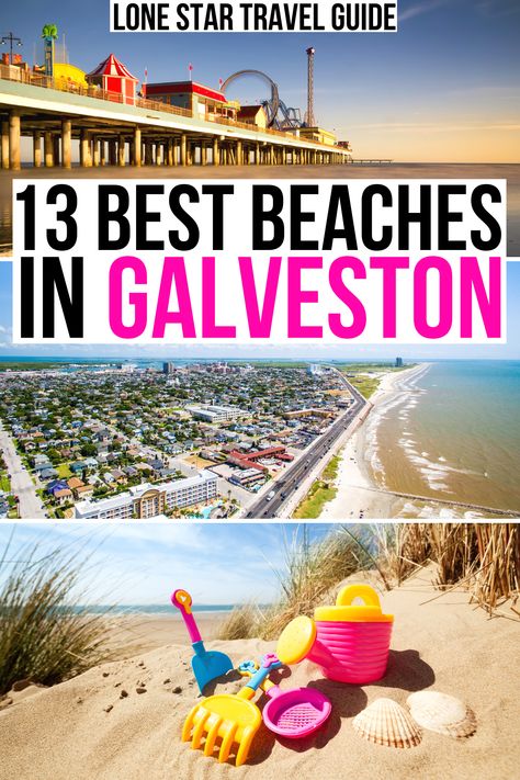 Heading to Galveston? Here's how to find the right beach for you! best beaches in galveston texas | best galveston beaches | best beaches near houston | best beaches in texas | texas beaches | texas gulf coast | fun things to do in galveston tx | best places to visit in galveston texas | galveston travel guide | galveston vacation tips | spring break in galveston tx | galveston with kids Galveston Texas Bachelorette Party, Beaches Near Houston Texas, Stewart Beach Galveston, Galveston Texas Vacation Rentals, Free Things To Do In Galveston Texas, What To Do In Galveston Texas, Galveston Island Texas, The Strand Galveston Texas, Galveston Photoshoot