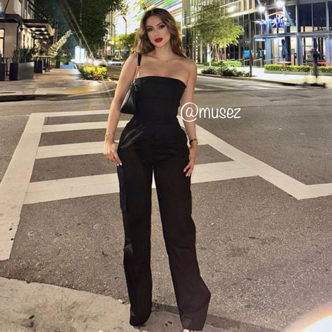 Reposhing This Item I Purchased From @Musez. Loved It, But Too Small For Me. Questions? Leave A Comment Below! Black Jumpsuit Classy, Black Jumpsuit Outfit, Midi Jumpsuit, Black Strapless Jumpsuit, Cargo Jumpsuit, Classy Jumpsuit, Tube Jumpsuit, Zara Bodysuit, Long Jumpsuit