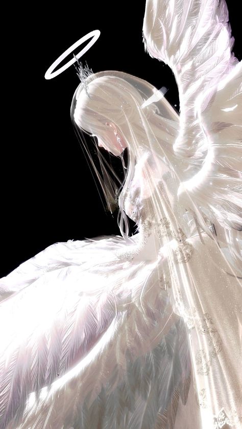 Angel Core Pfp, Angel Pfp Anime, Angel Core Wallpaper, Celestial Pfp, Angel Profile Pic, Angel Pfp Aesthetic, Douyin Wallpaper, Pfp Angel, Angelcore Wallpaper