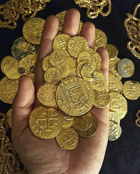 Rare Gold Coins, Gold Bullion Bars, Bullion Coins, Gold And Silver Coins, Gold Money, Treasure Hunter, Gold Bullion, Money And Happiness, Old Coins