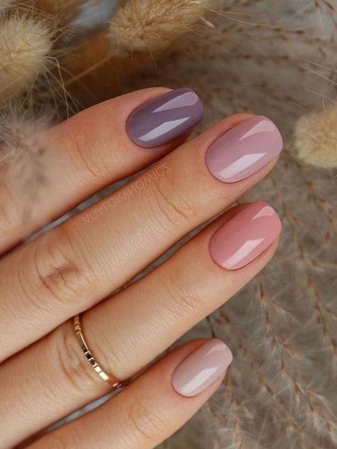 Spring Nails Art Designs, Nail Art Designs 2023, Mauve Nail Polish, Spring Nail Art Designs, Spring Nails Art, Mauve Nails, 2023 Nails, Nails Art Designs, Nagellack Trends