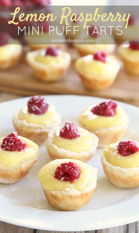 High End Desserts, Lemon Fruit Tart, Easy Puff Pastry Recipe, Mini Tart Recipes, Pepperidge Farm Puff Pastry, Puff Pastry Desserts, Homemade Scones, Puff Pastry Tart, Easy Puff Pastry