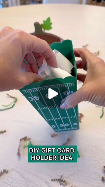 Felicia Pettit | CREATING PARTIES & GIFTS on Instagram: "🎁Gift cards don’t have to be boring! 

🎉Check out this DIY football-themed gift card holder, perfect for a touchdown-worthy birthday surprise! 🎉🏈 

✨comment GIFT for links 

Make Everyday a Celebration 🎉 

#DIYGift #FootballParty #GiftCardHolder #PersonalizedGift #BirthdayCrafts #diy #diyideas #gifts #giftideas #bow #bowmaking #craft #craftymama #crafty #birthdaygift #football" Football Gift Baskets, Birthday Money Gifts, Gift Card Bouquet, Gift Card Presentation, Football Player Gifts, Gift Card Holder Diy, Man Bouquet, Football Diy, Birthday Money