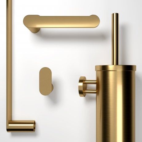 Accessories Lusso Stone Matt Gold Bathroom Fixtures, Gold Toilet Accessories, Gold Toilet Brush, Brushed Gold Bathroom Accessories, Gold Towel Holder, Brushed Gold Bathroom Fixtures, Gold Towel Bar, Gold Bathroom Fixtures, Civil Works