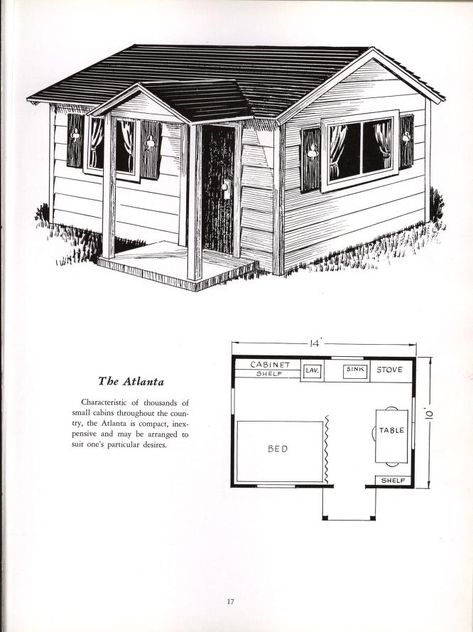 Vintage Cabin Floor Plans, Micro Cabin Plans, Cabin Design Plans, Off Grid Cabin Plans, Small Cabin Floor Plans, Cabin Blueprints, Tiny Cabin Plans, Micro House Plans, Cabin Plan