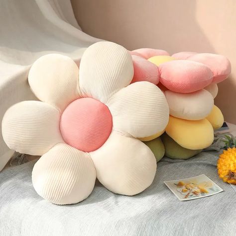 13 homeware buys inspired by the 2000s: John Lewis, Made, Etsy Daisy Pillows, Dekorasi Kamar Tidur, Pastel Room, Danish Pastel, Flower Throw Pillows, Giant Flowers, Cute Pillows, Flower Pillow, Pastel Flowers