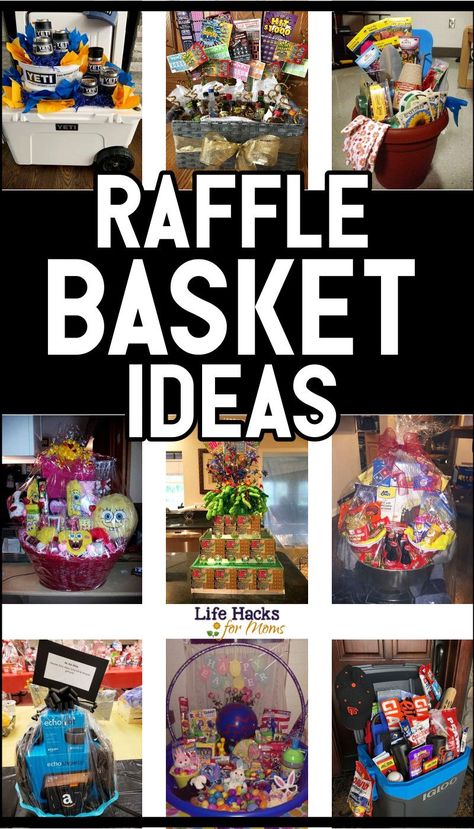 Easter Raffle Basket Ideas, Tricky Tray Baskets, Raffle Basket Ideas, Easter Prizes, Silent Auction Gift Basket Ideas, Raffle Gift Basket Ideas, Auction Gift Basket Ideas, Corporate Gala, Fundraiser Raffle