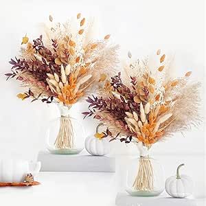 Goth Pumpkin, Orange Champagne, Mantle Display, Decor Salon, Pampas Grass Bouquet, Rustic Party, Fall Flower Arrangements, Grass Decor, Pampas Grass Decor