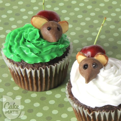 Rat Cupcakes, Cutest Cupcakes, Chocolate Goodies, Mouse Cupcakes, Cake Mix Ingredients, Preschool Winter, Events Ideas, Cupcake Designs, Christmas Planning