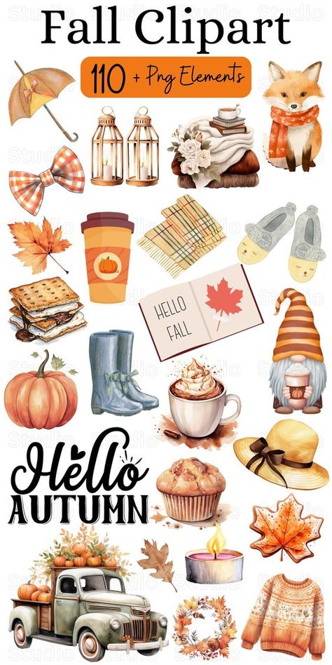 Fall Clipart Collection with Fall Clipart Autumn Clipart and Fall Graphics with Fall Leaves Clipart Halloween fonts #halloweenfonts fonts #fonts font #font 2.1049 Fall Clip Art Autumn, Fall Printable Stickers, Fall Watercolor Clipart, Autumn Stickers Printable, Autumn Leaves Stickers, Cute Clipart Stickers, Fall Stickers Free Printable, Autumn Stickers Free Printable, Fall Sticker Ideas