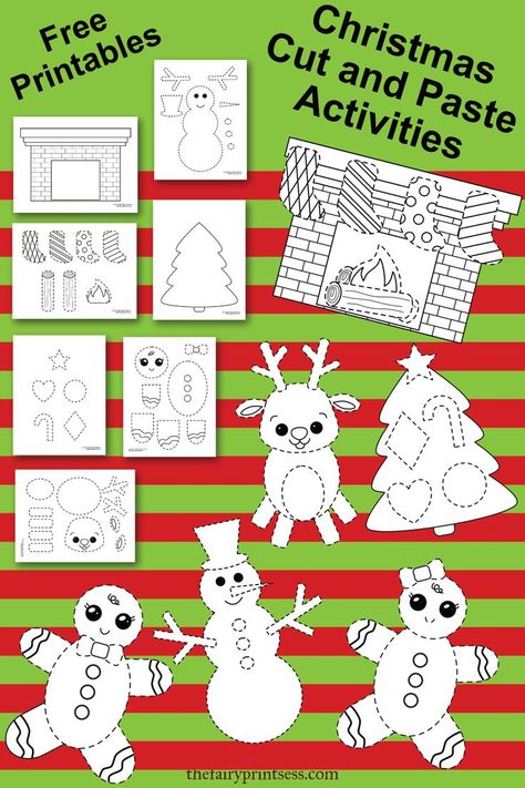 Free printable Christmas coloring cut and paste activities| Build a reindeer| Decorate a Christmas tree| Build a snowman| Decorate A Gingerbread person| Decorate a fireplace with stockings| Easy to download PDF file| Kindergarten| Pre-K| Special Needs Build A Reindeer, Christmas Cut And Paste, Picture Graph Worksheets, Thanksgiving Activities For Kindergarten, Gingerbread Person, Thanksgiving Kindergarten, Picture Graphs, Boy Coloring, Coloring Pages For Boys